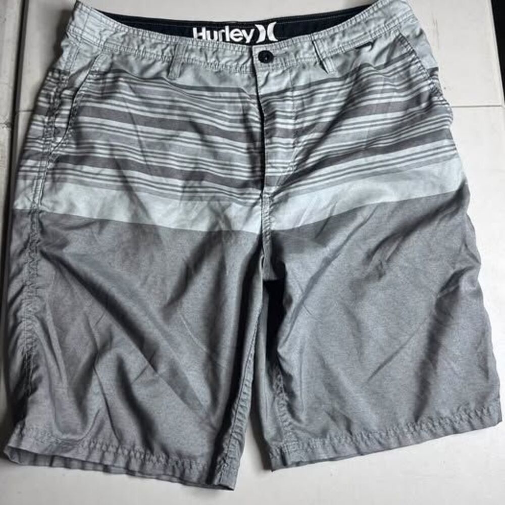 Hurley bored shorts size 32 grey surf shorts
